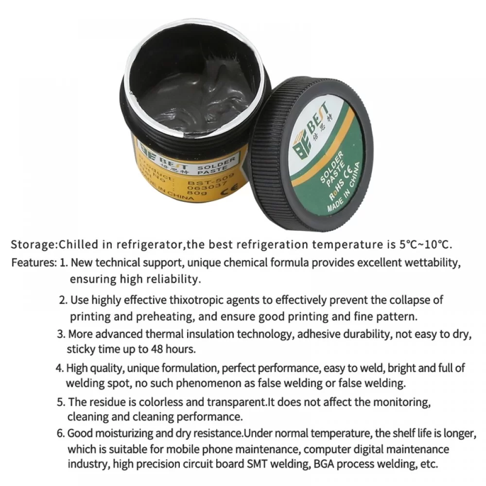 Picture of BEST-509 80g Solder Paste Lead Free